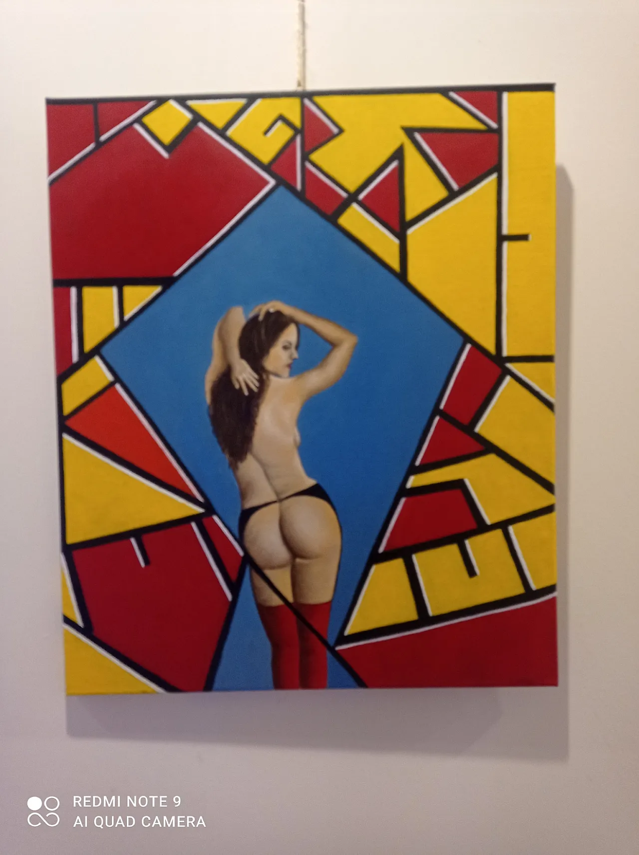 Female nude by Giuseppe Cantatore, oil on canvas, 2000s 1