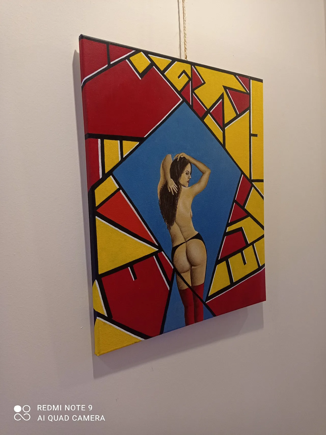 Female nude by Giuseppe Cantatore, oil on canvas, 2000s 6