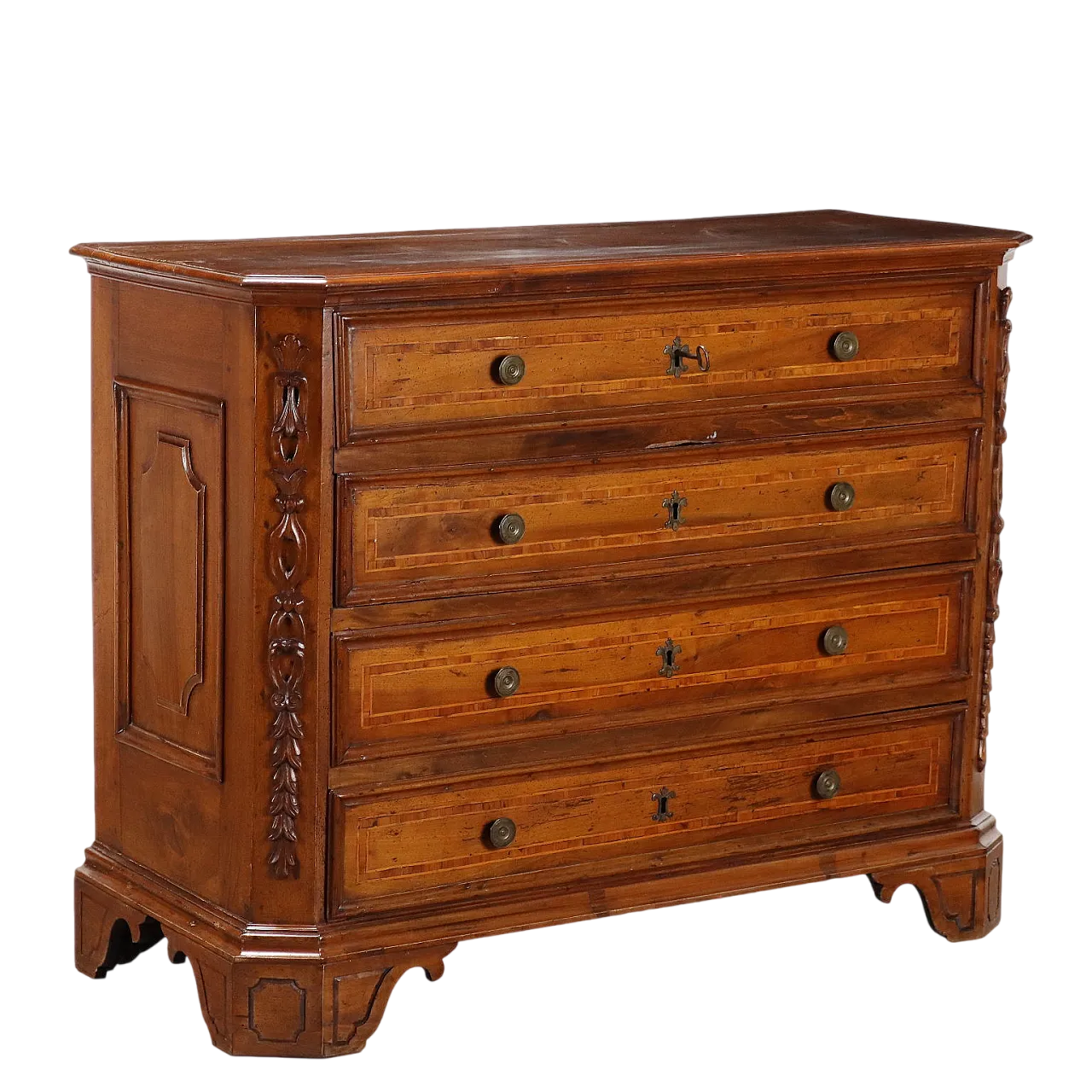 Cassettone Barocco in noce, '700 11