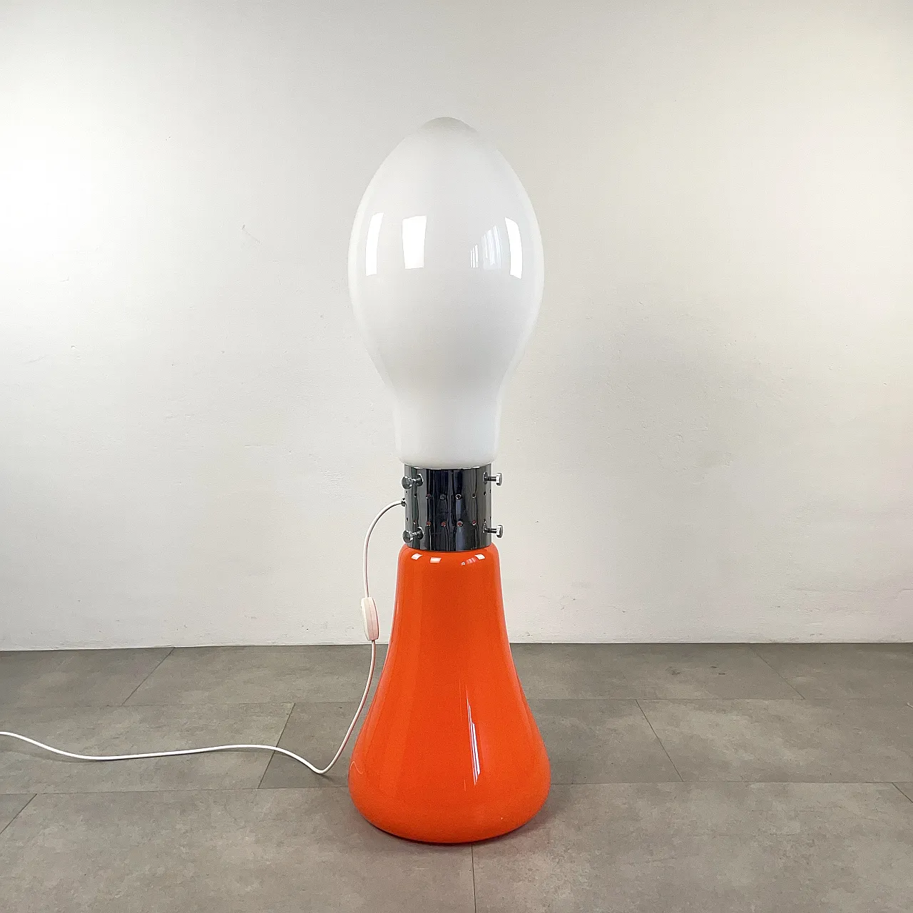 Birillo di Carlo Nason's earth lamp for Mazzega, Murano Italia '70 1