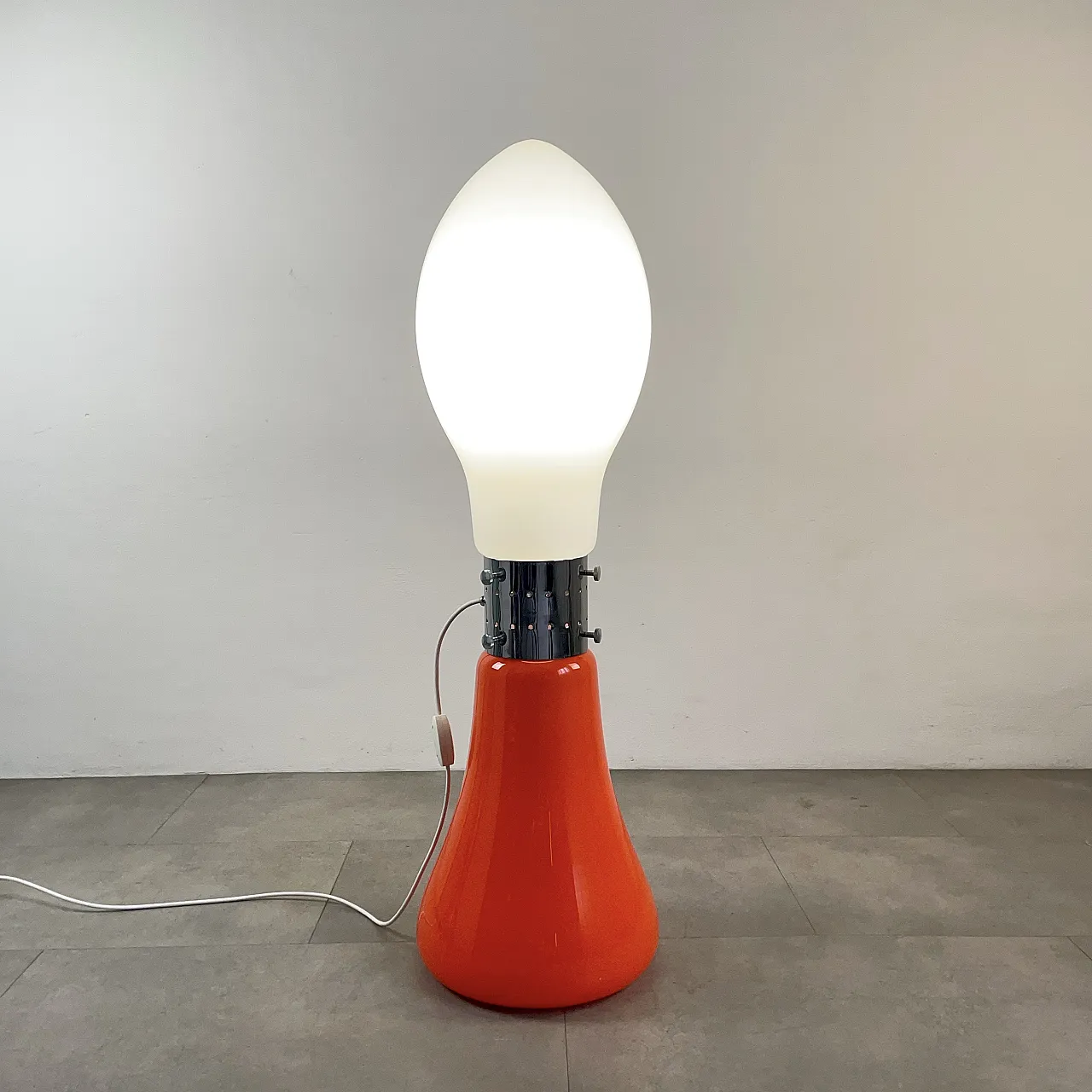 Birillo di Carlo Nason's earth lamp for Mazzega, Murano Italia '70 3