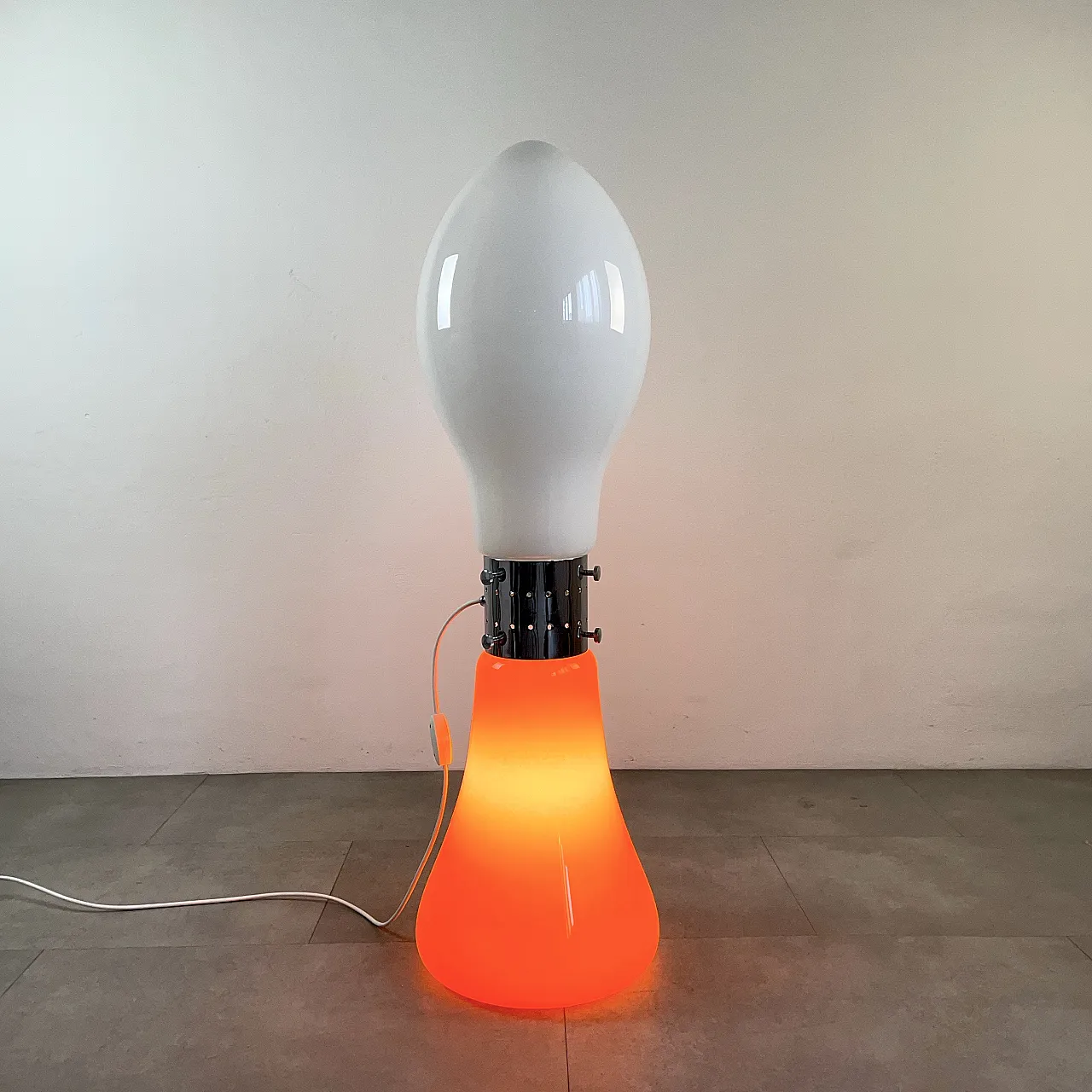 Birillo di Carlo Nason's earth lamp for Mazzega, Murano Italia '70 5