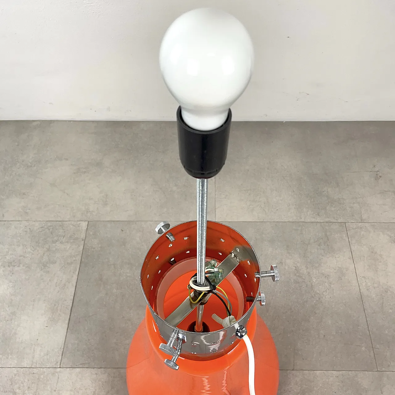 Birillo di Carlo Nason's earth lamp for Mazzega, Murano Italia '70 8