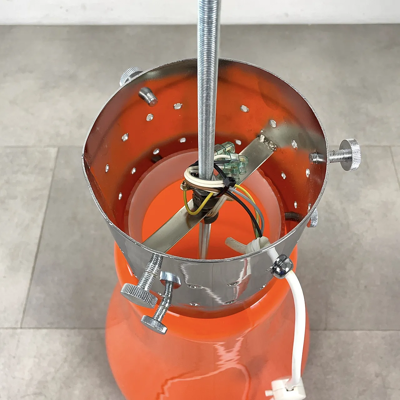 Birillo di Carlo Nason's earth lamp for Mazzega, Murano Italia '70 9