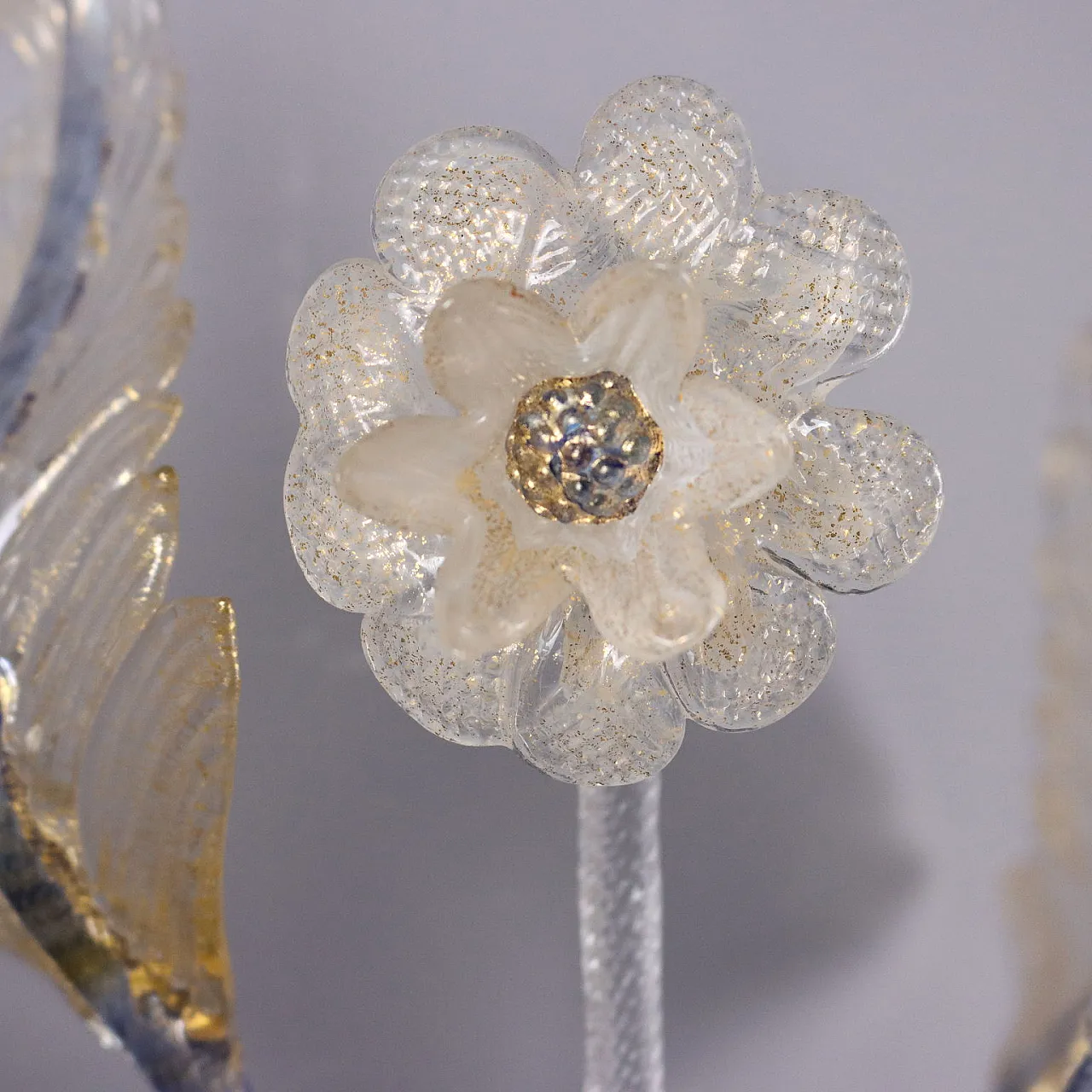 Pair of La Murrina blown glass wall sconces, 20th century 5