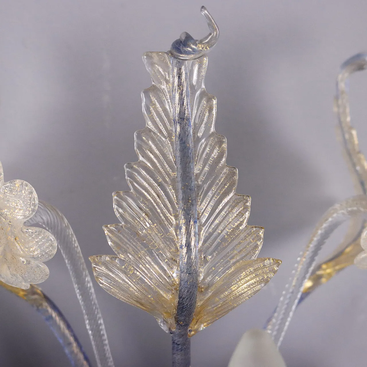 Pair of La Murrina blown glass wall sconces, 20th century 6