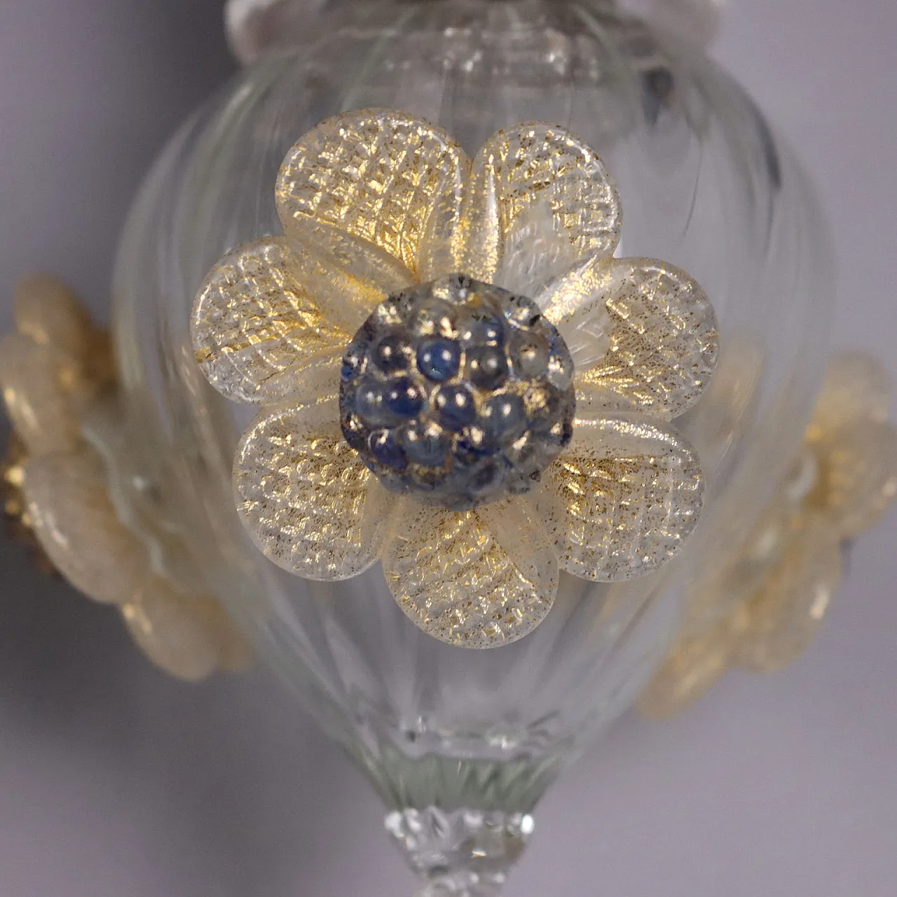 Pair of La Murrina blown glass wall sconces, 20th century 8