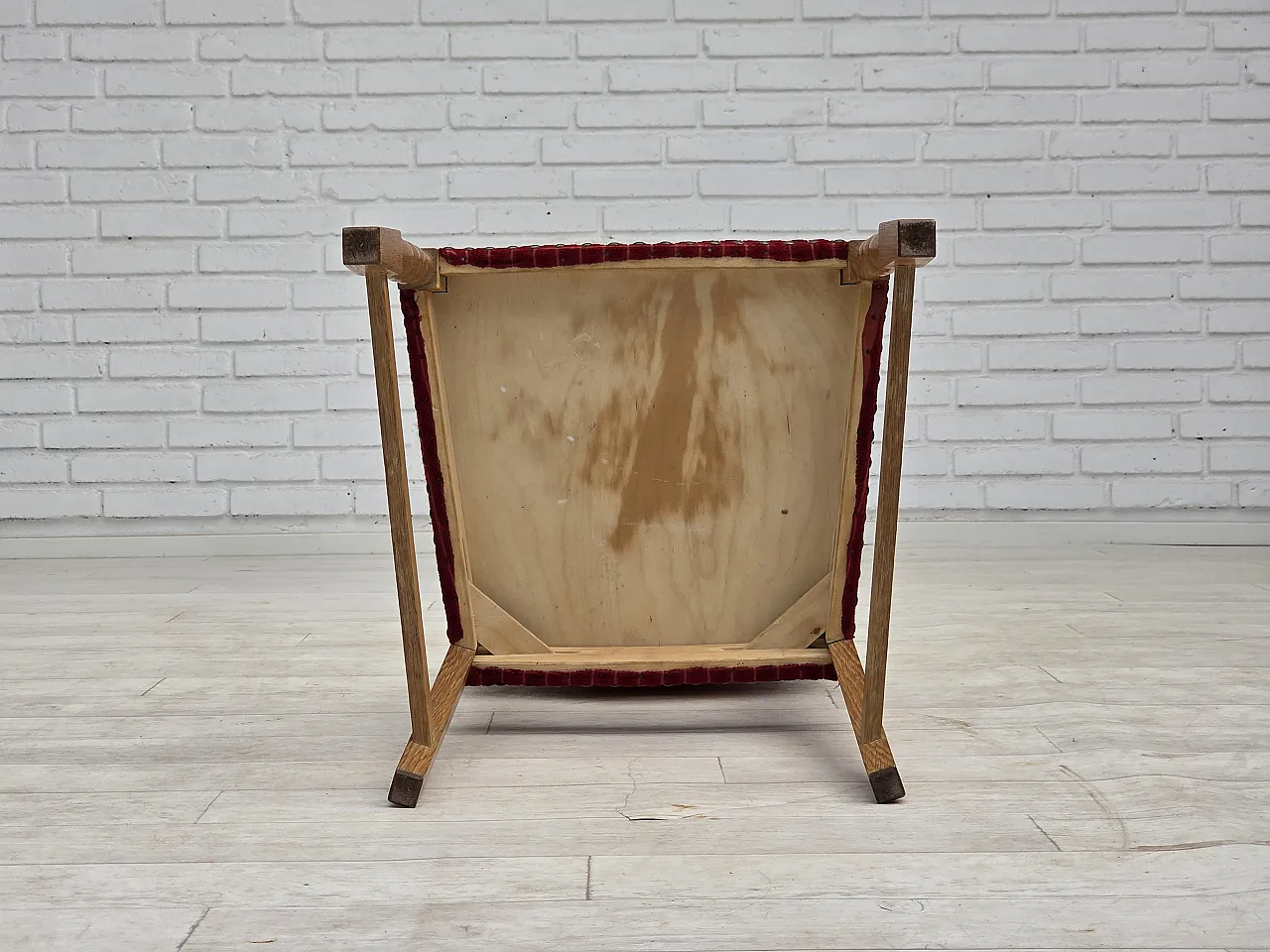 6 Danish dining chairs oak wood, 1970s 18