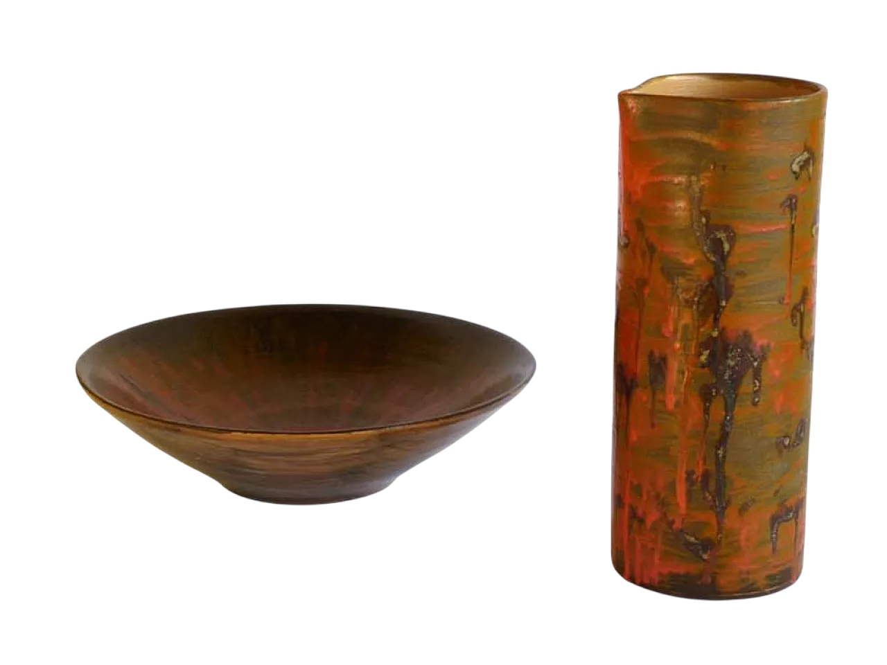 Set astratto in ceramica di Alf Gaudenzi, anni '60 9