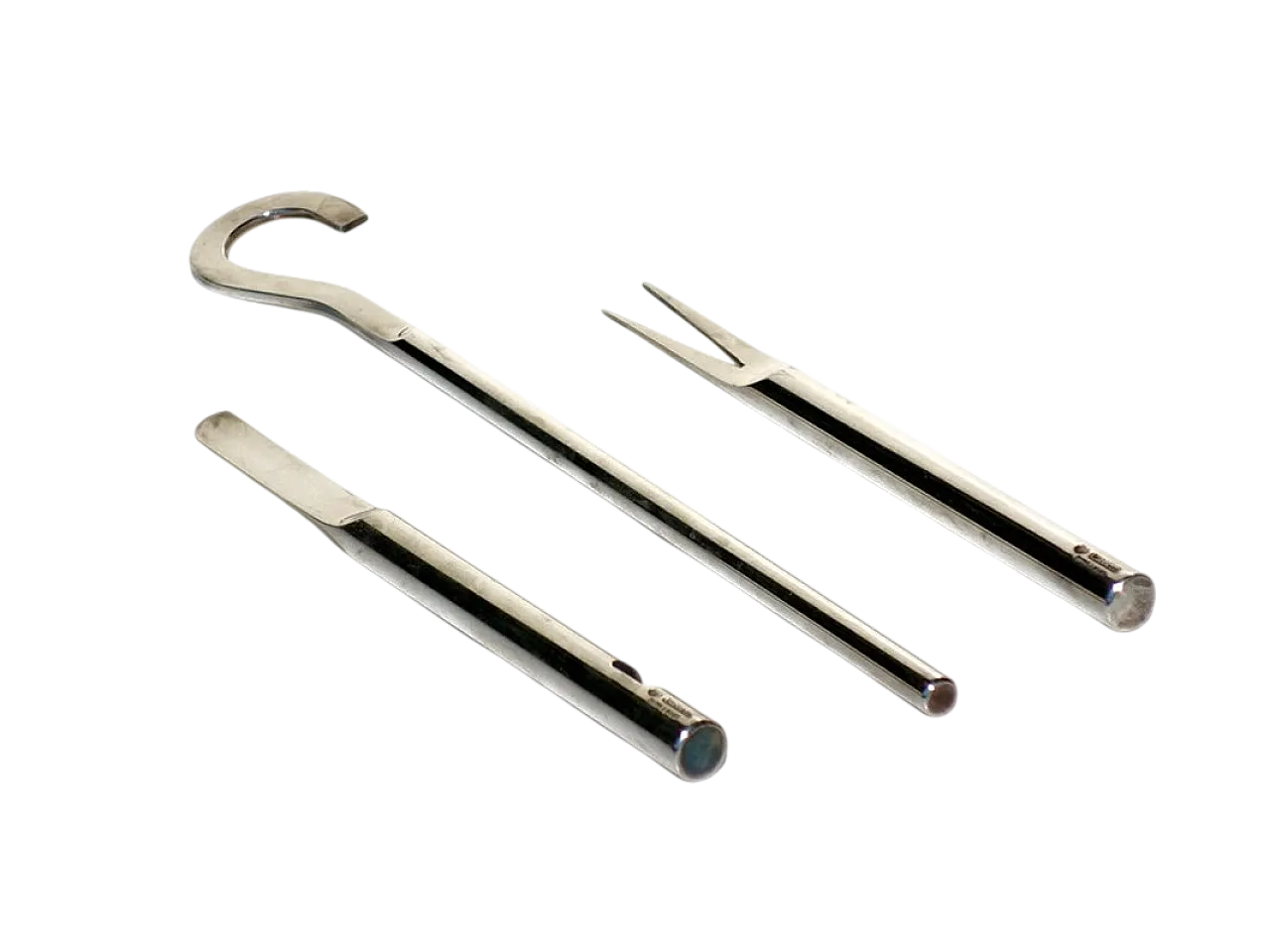 Silver-plated cocktail set by F.lli Cassetti, 1970s 6