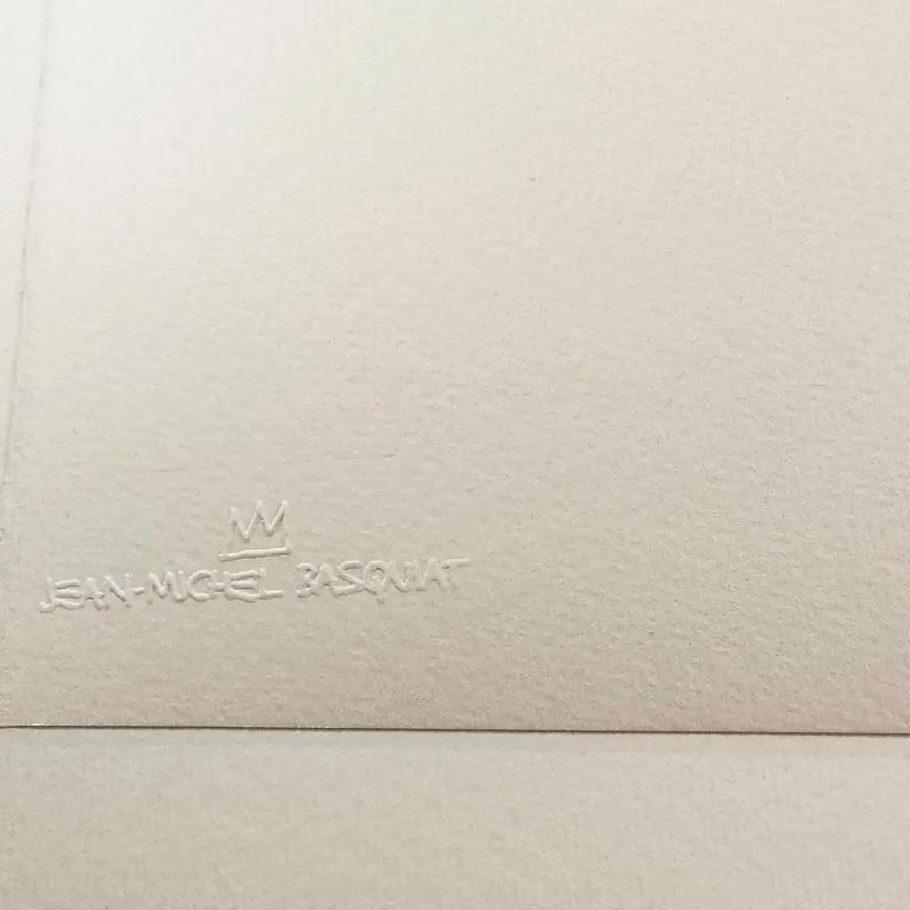 Jean-Michel Basquiat lithograph numbered in pencil, 1990s 5