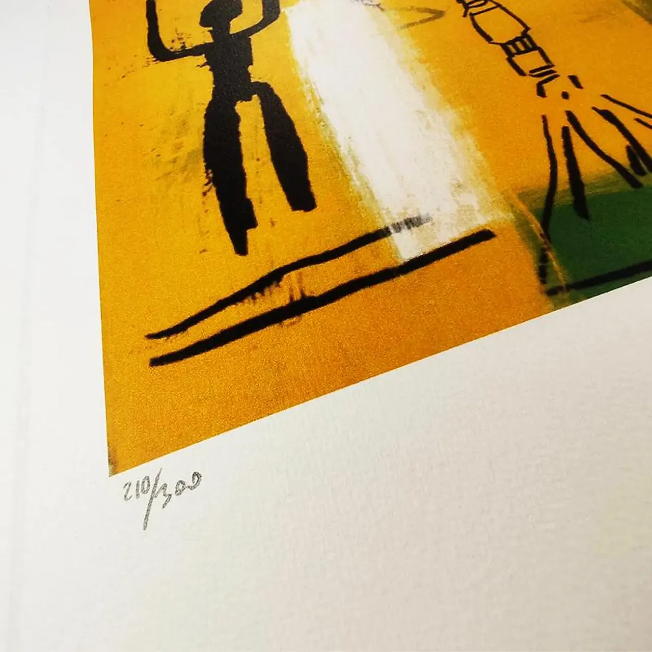 Jean-Michel Basquiat lithograph numbered in pencil, 1990s 8