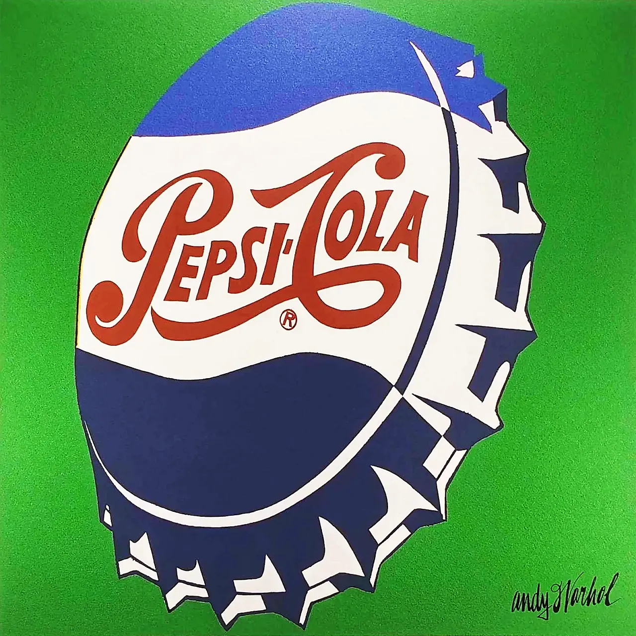 PepsiCola, litografia in edizione limitata di Andt Warhol, anni '80 1