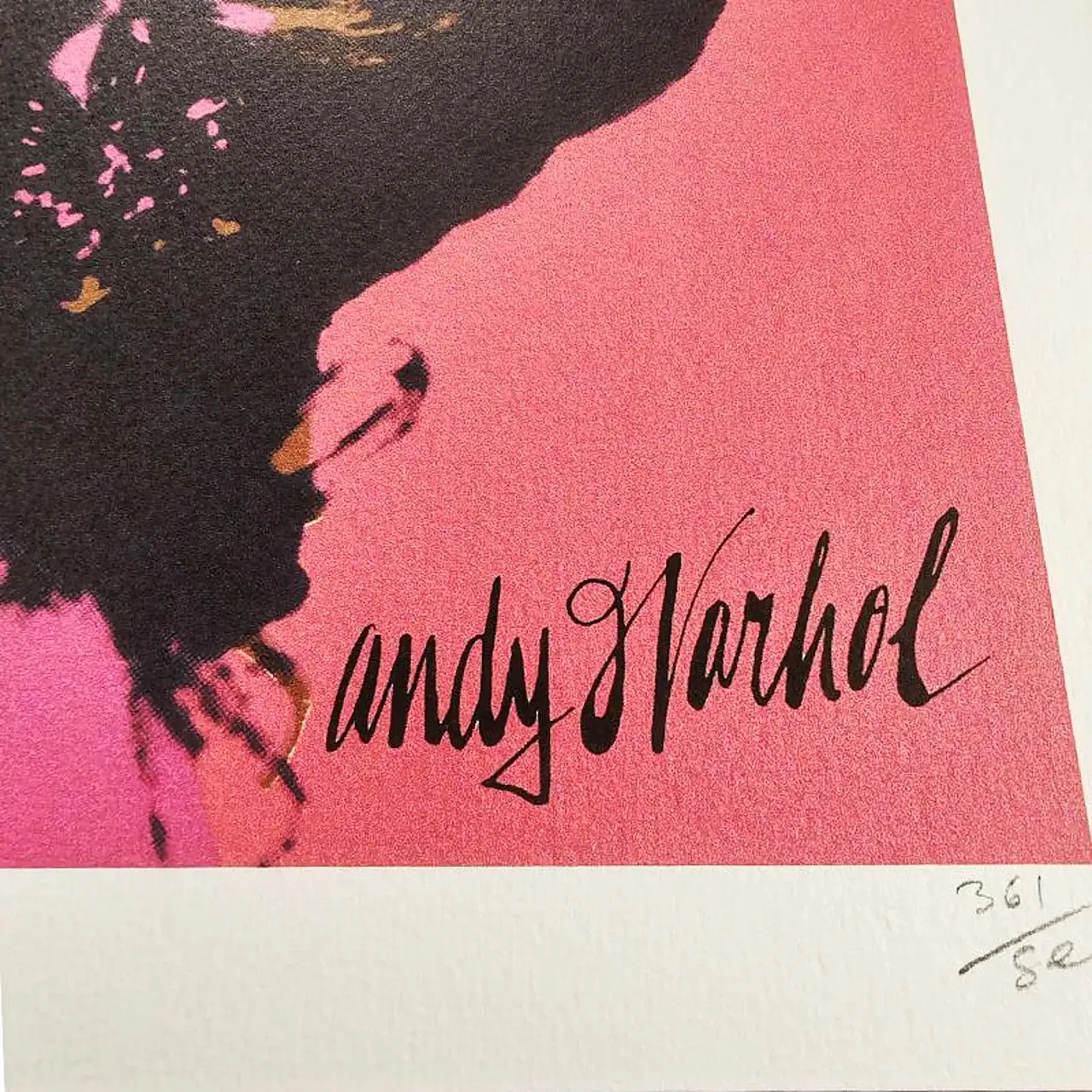Maryling Monroe, litografia edizione limitata di Andy Warhol, anni '80 1