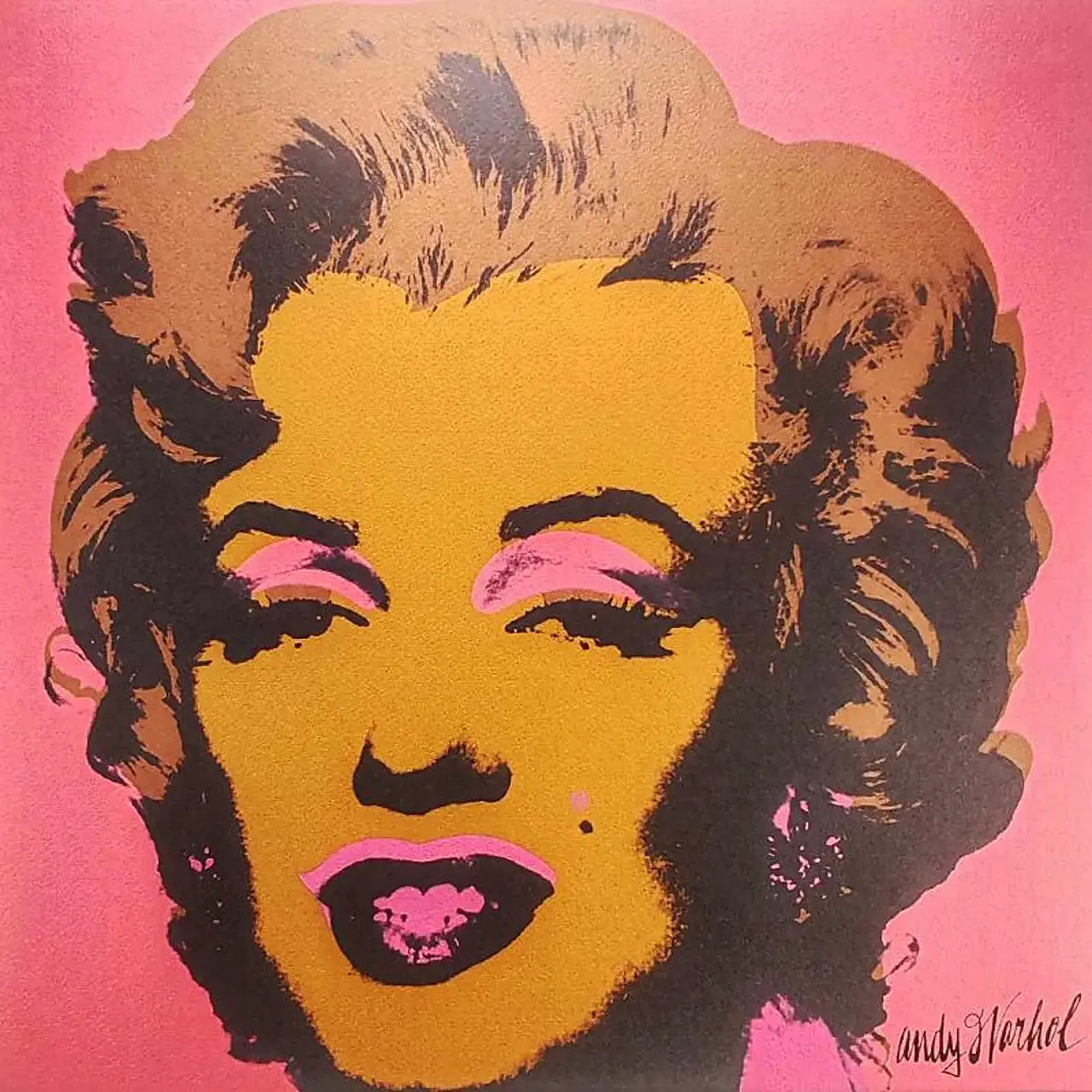 Maryling Monroe, litografia edizione limitata di Andy Warhol, anni '80 4
