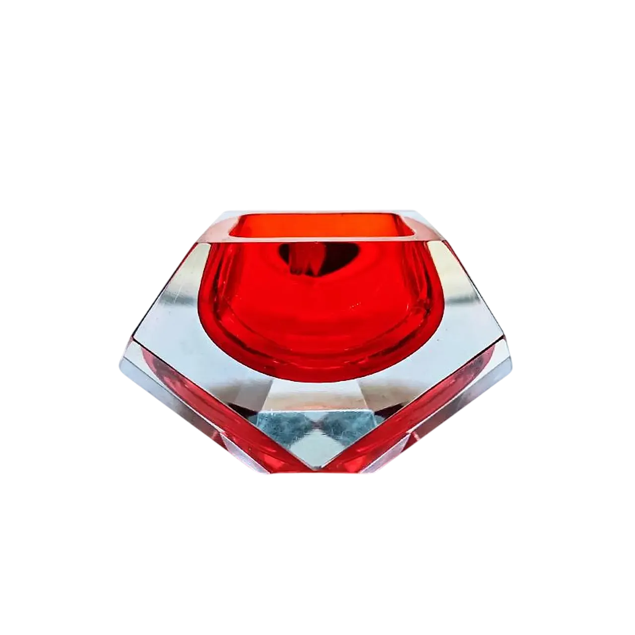 Posacenere in vetro di Murano di Flavio Poli per Seguso, anni '60 9