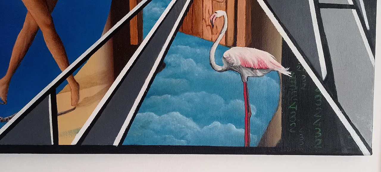 Oil painting on canvas by Giuseppe Cantatore, 2000s 2