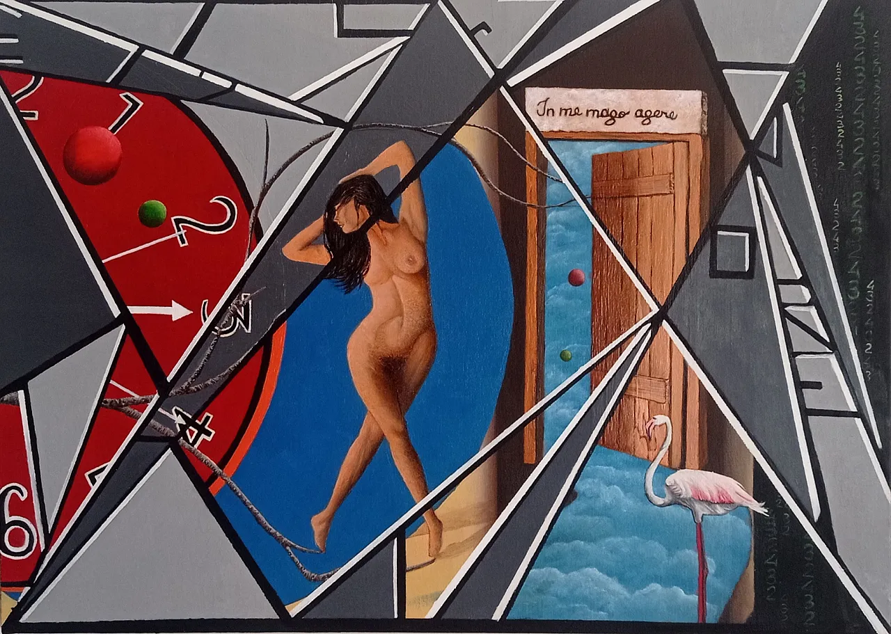 Oil painting on canvas by Giuseppe Cantatore, 2000s 3