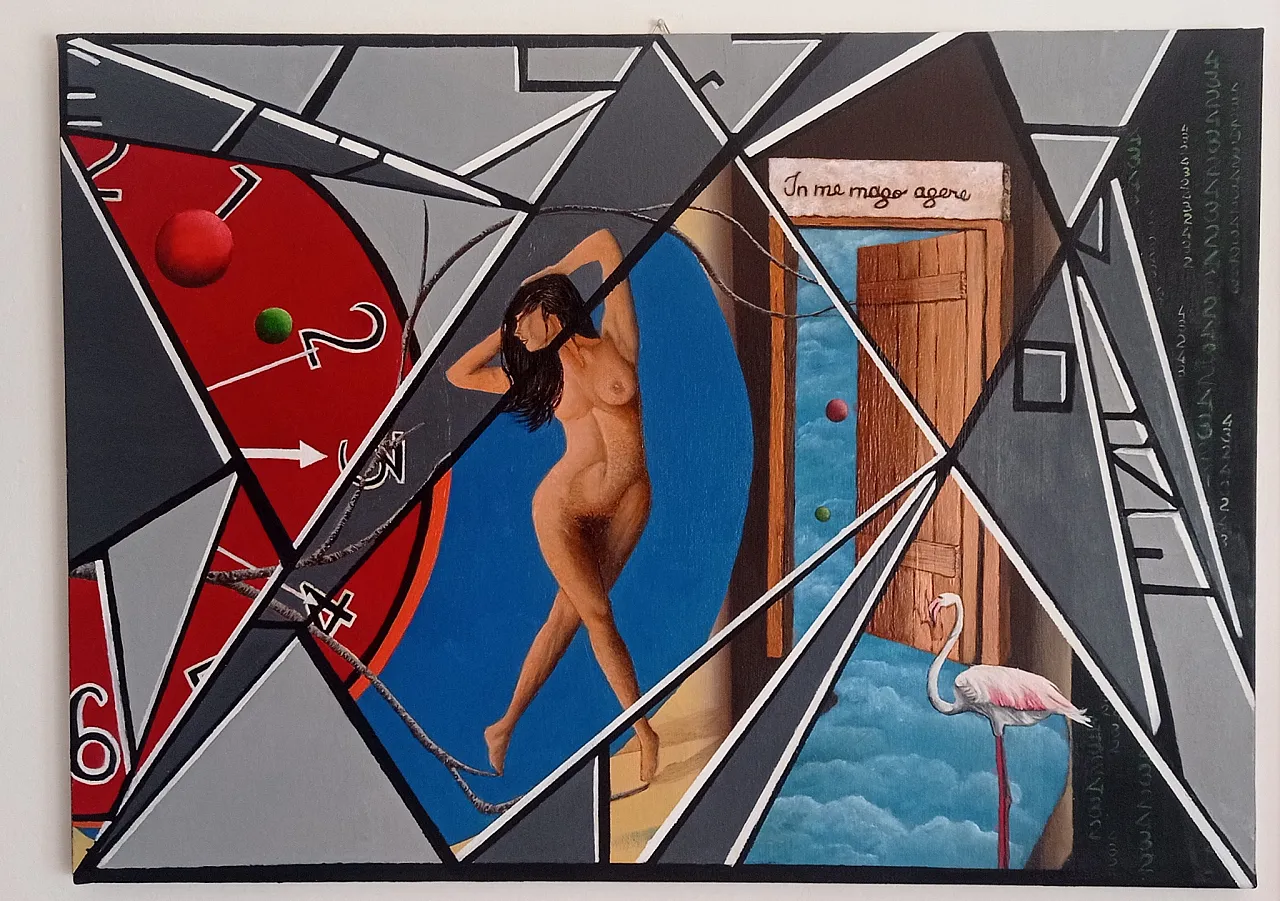 Oil painting on canvas by Giuseppe Cantatore, 2000s 4