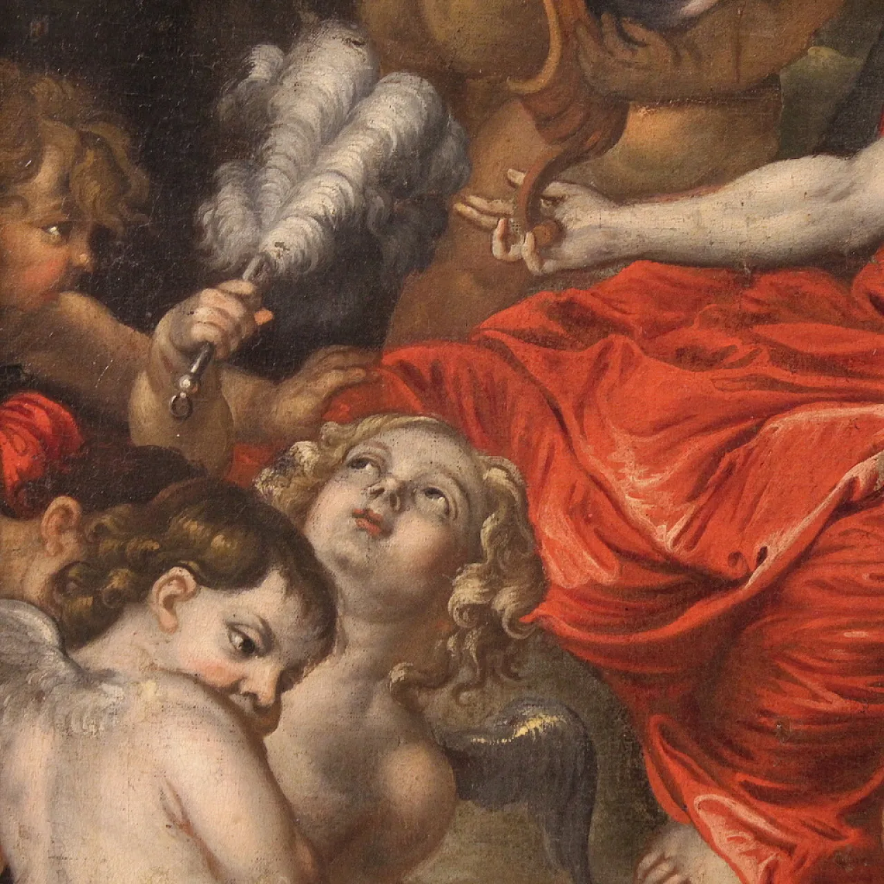 Mythological painting, allegory of Venus and Mars, 17th century 10