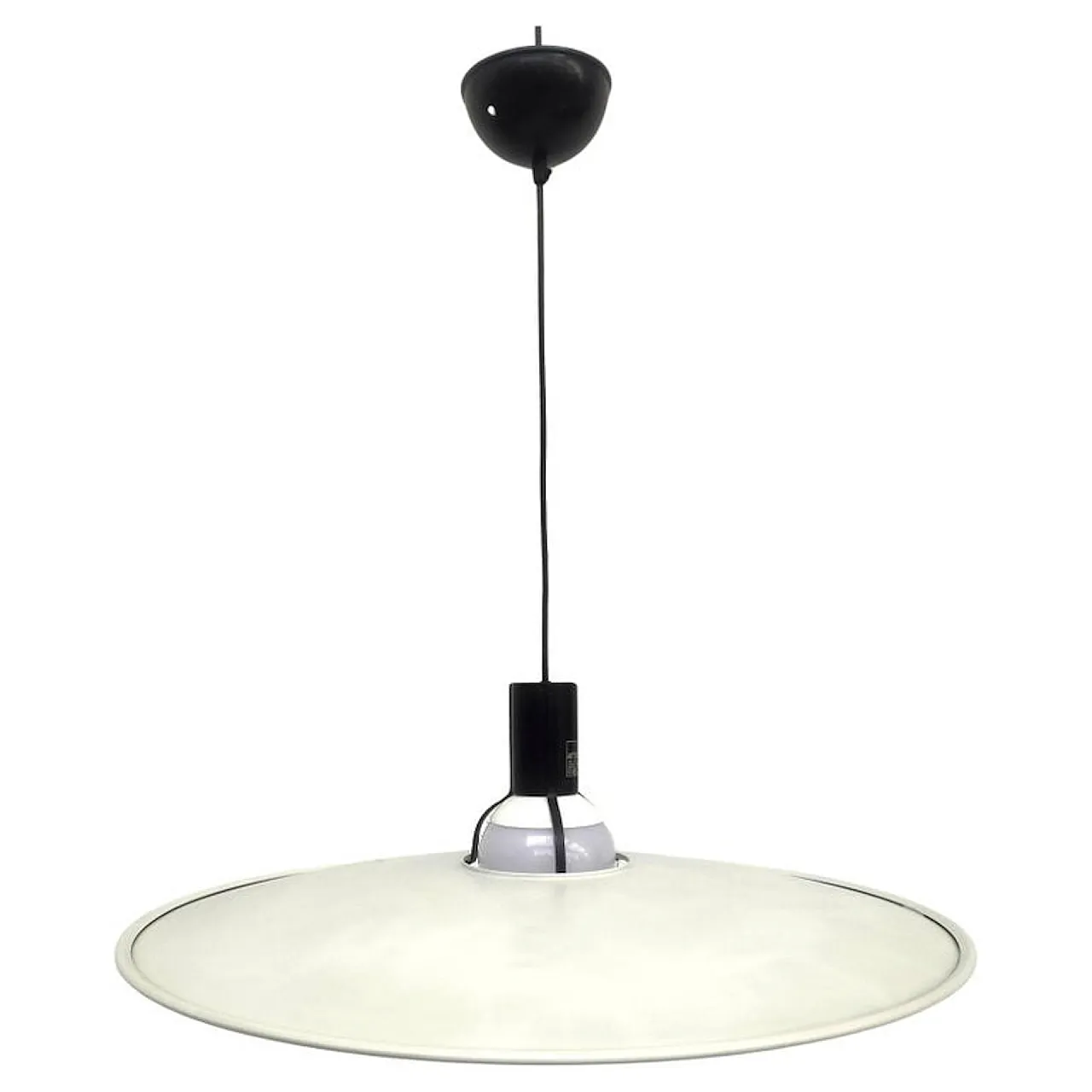 Lampadario in metallo 2133 di Gino Sarfatti per Arteluce, anni '70 1