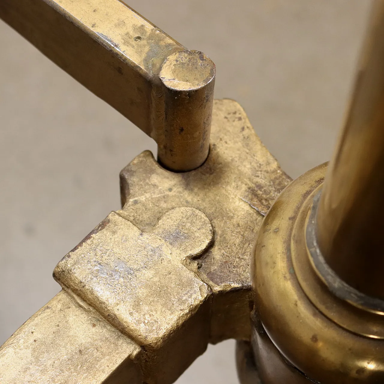 Letto antico in ottone, inizio '900 9