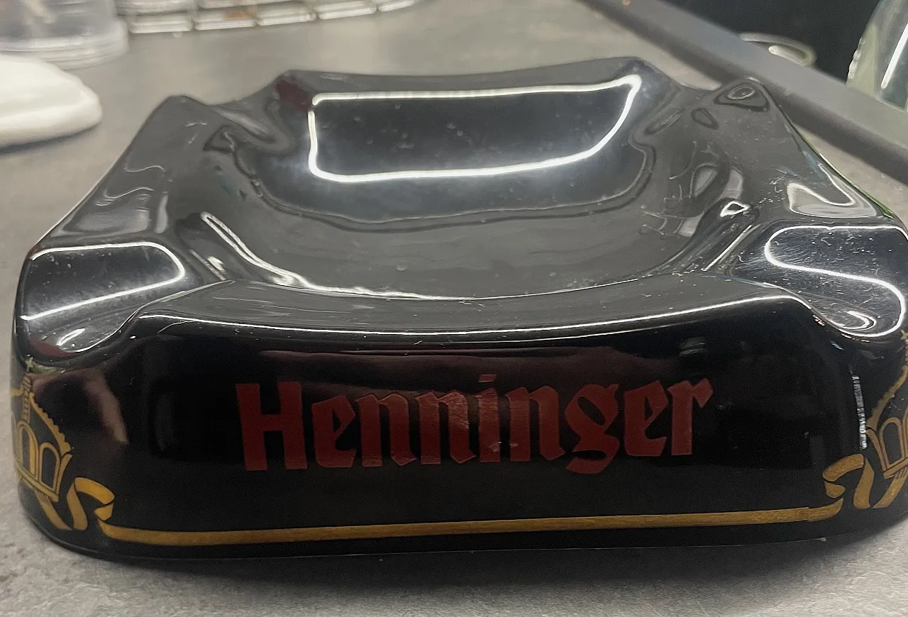 Henninger ashtray, 90s 1