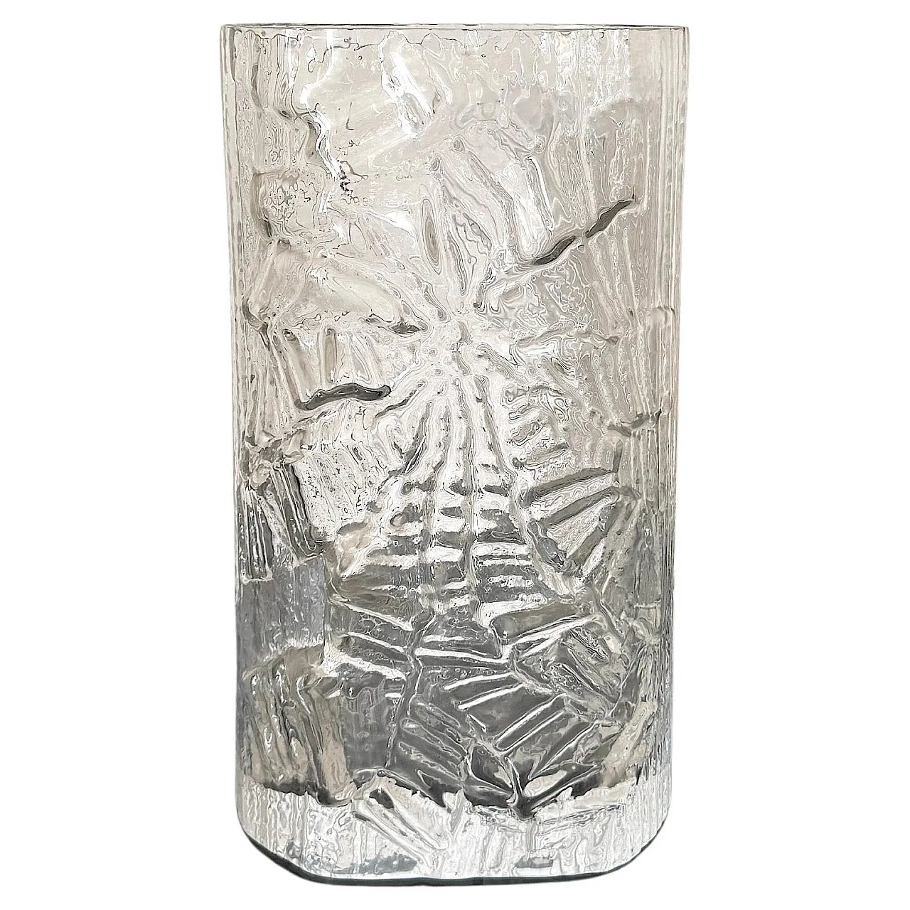 Vaso serie Galsstruktur di Martin Freyer per Rosenthal anni '70 1