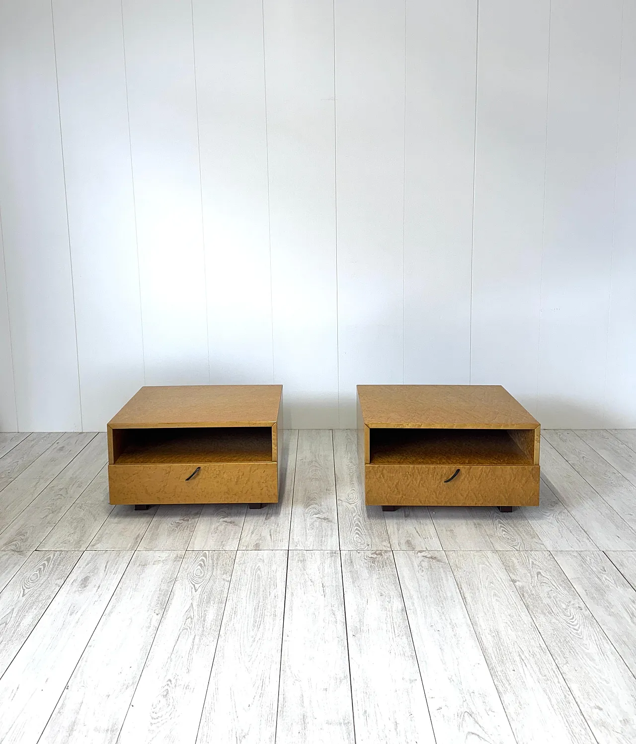 Pair of bedside tables by Giovanni Offredi for Saporiti, 1980s 4