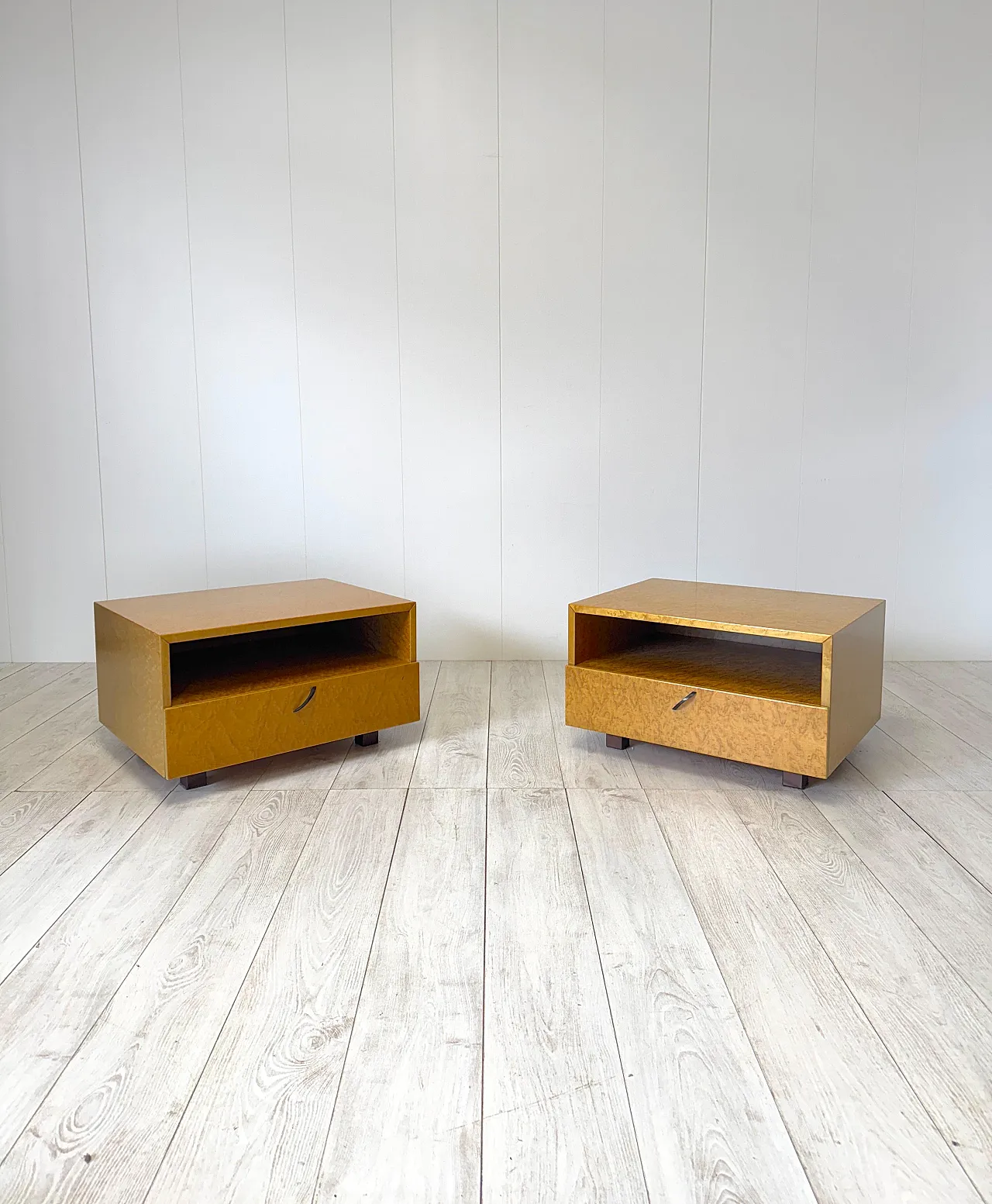Pair of bedside tables by Giovanni Offredi for Saporiti, 1980s 5