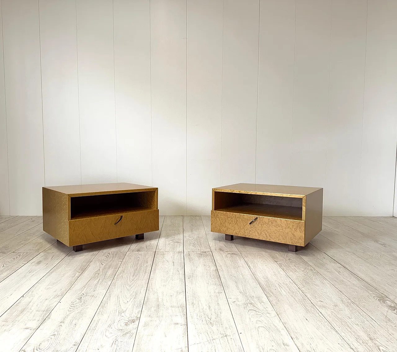 Pair of bedside tables by Giovanni Offredi for Saporiti, 1980s 6