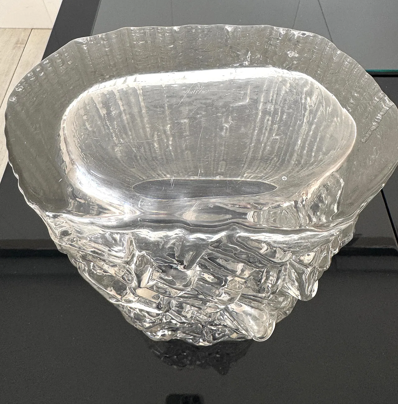 Vaso serie Galsstruktur di Martin Freyer per Rosenthal anni '70 11