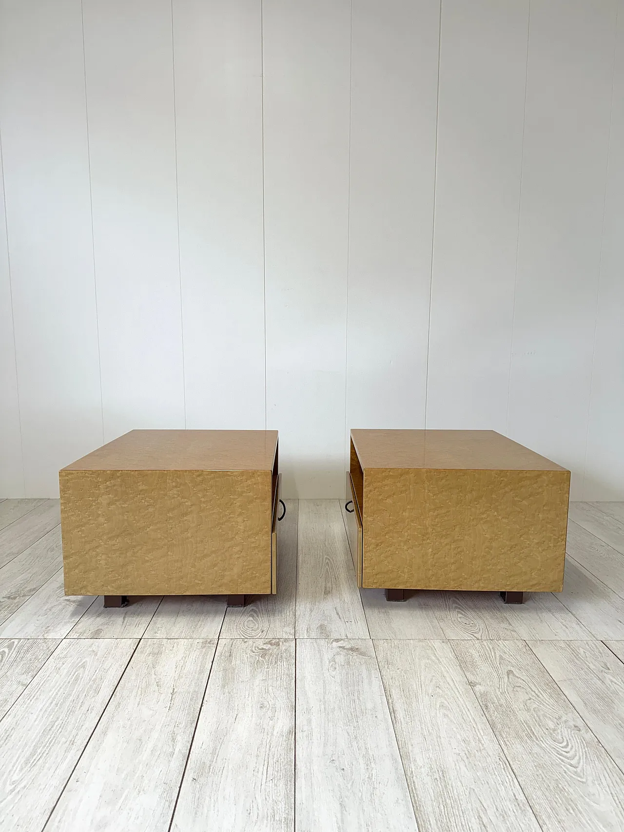 Pair of bedside tables by Giovanni Offredi for Saporiti, 1980s 14