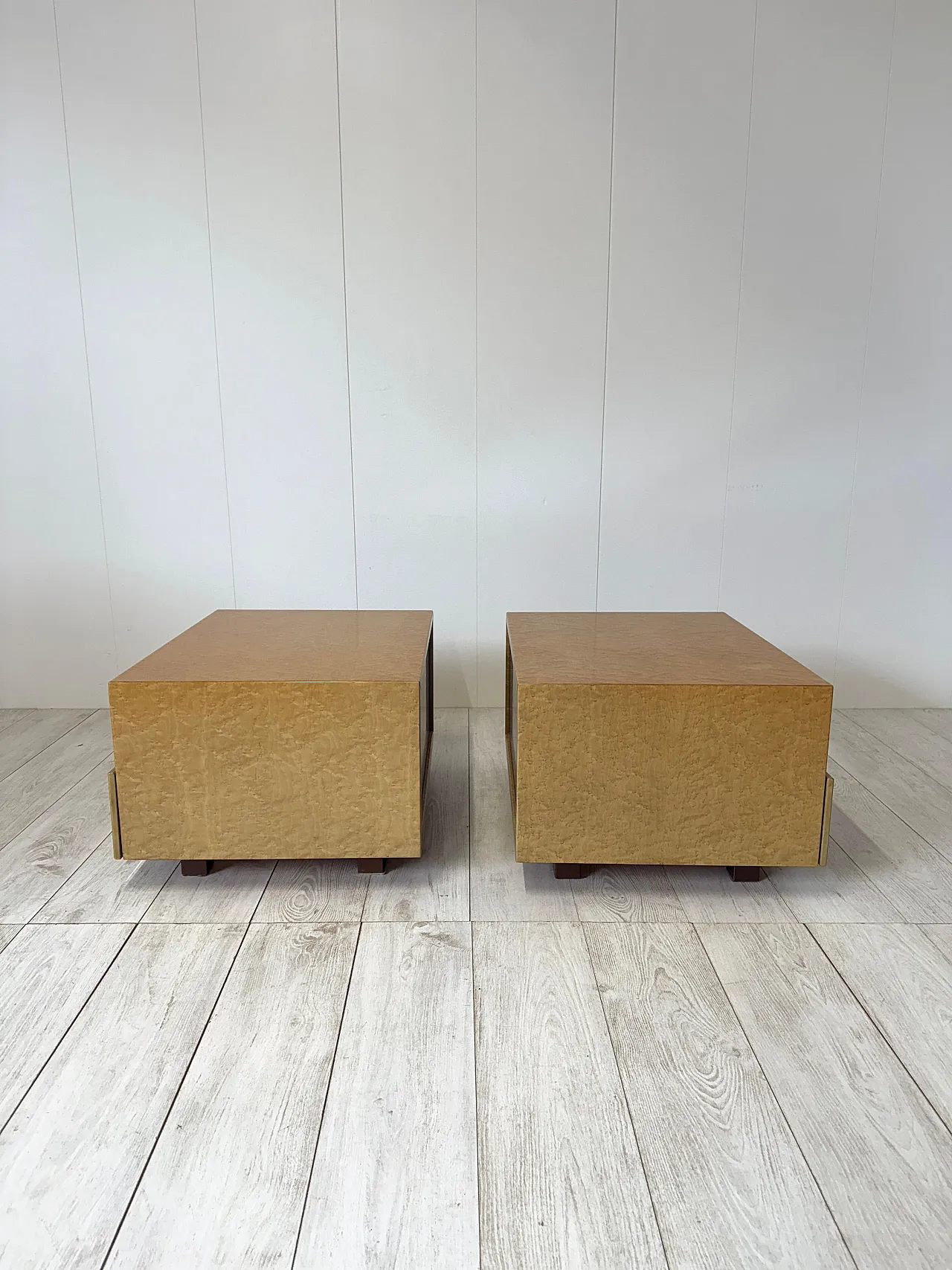 Pair of bedside tables by Giovanni Offredi for Saporiti, 1980s 17