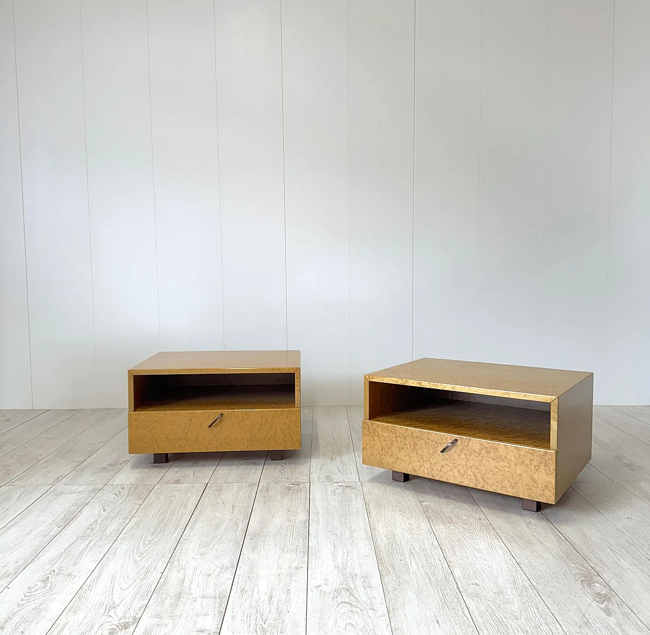 Pair of bedside tables by Giovanni Offredi for Saporiti, 1980s 18