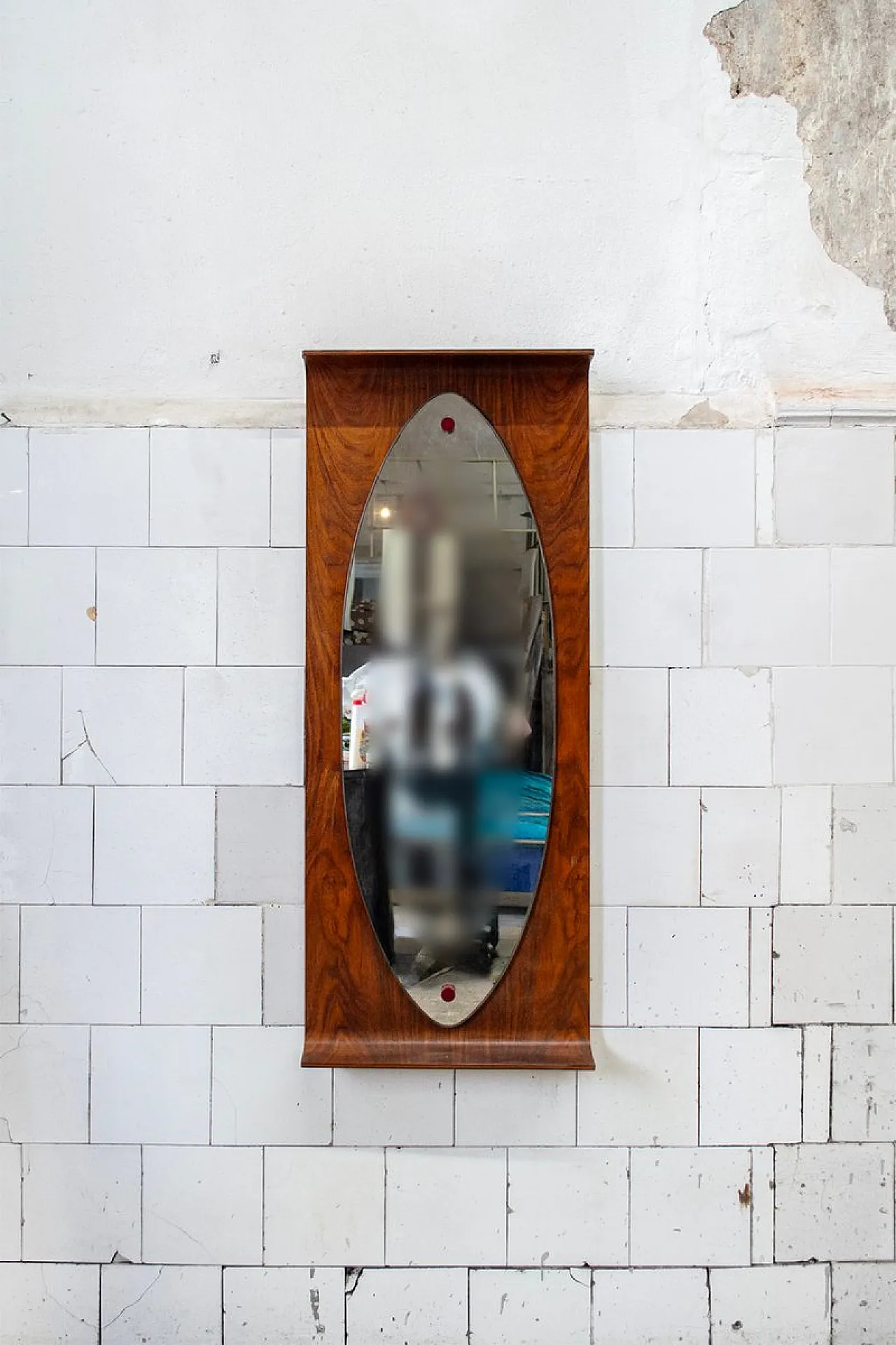 Specchio ovale di Franco Campo & Carlo Graffi per Home, anni '50 1