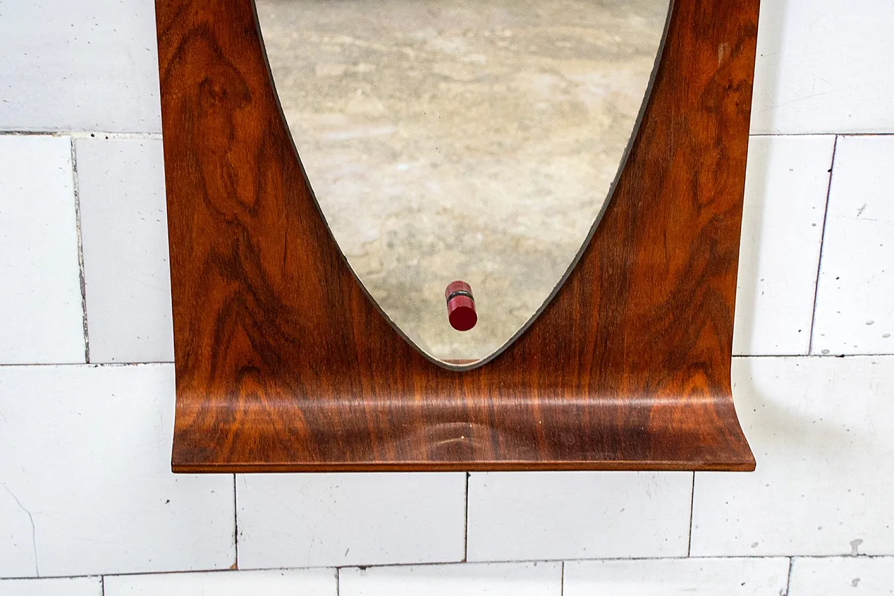 Specchio ovale di Franco Campo & Carlo Graffi per Home, anni '50 3