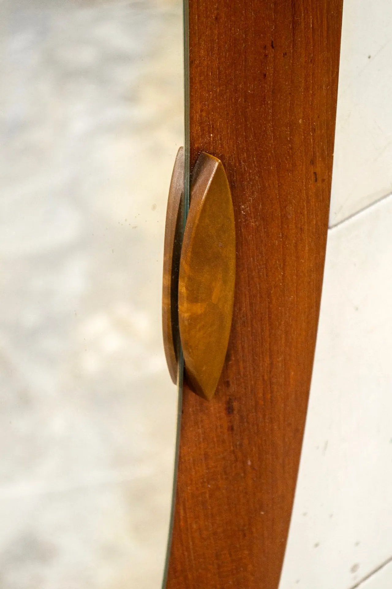 Specchio ovale di Franco Campo & Carlo Graffi per Home, anni '50 5