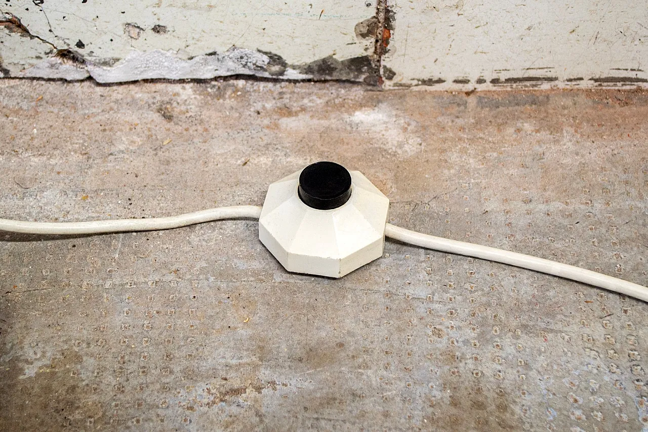 Lampada da terra a due luci regolabile, anni '70 7