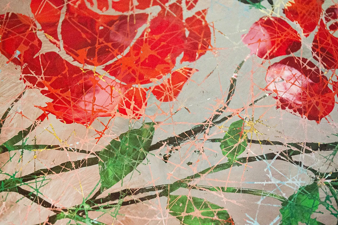 Centrotavola grande in vetro spesso, anni '50 3