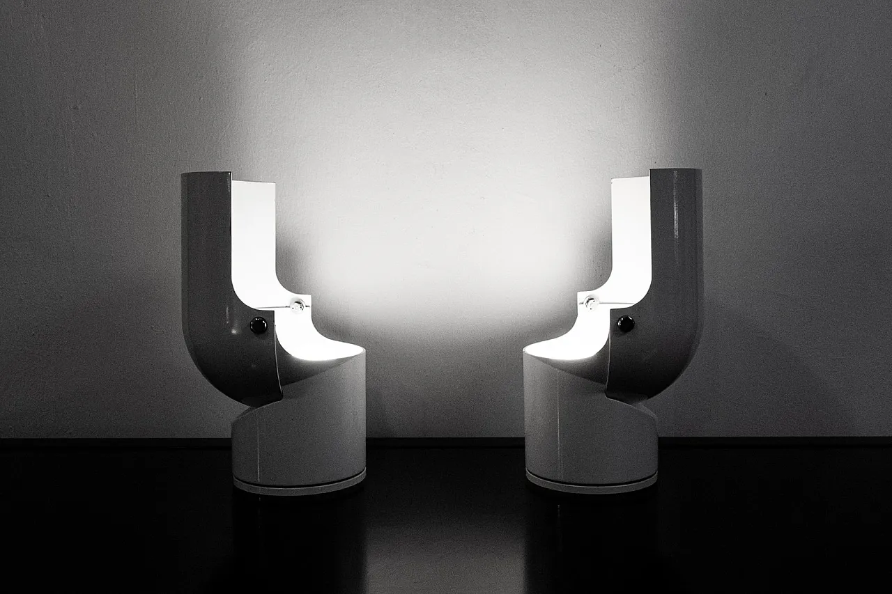 Coppia di lampade Pileino di Gae Aulenti per Artemide, anni '70 3