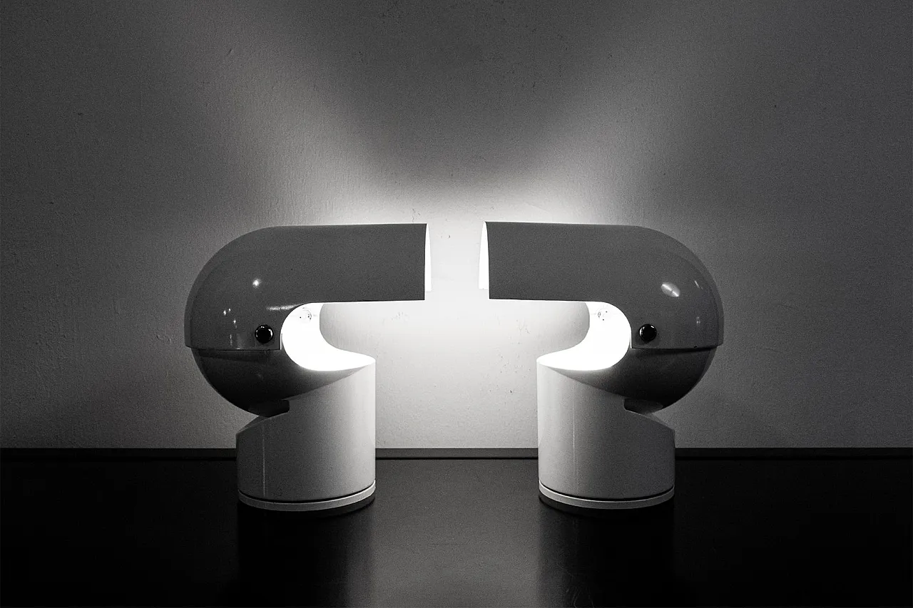 Coppia di lampade Pileino di Gae Aulenti per Artemide, anni '70 4