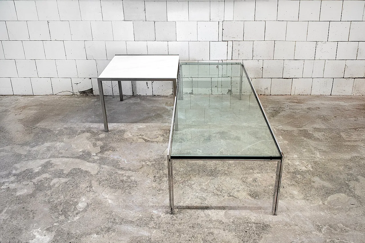 Pair of Luar coffee tables by Ross Littell for Icf De Padova, 1970s 1