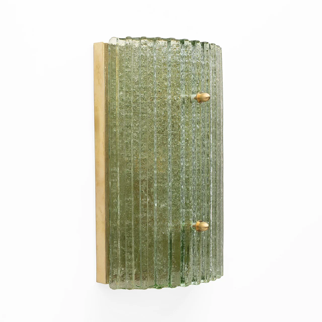 Coppia di lampade Graniglia in ottone e vetro di Murano, anni 2000 4