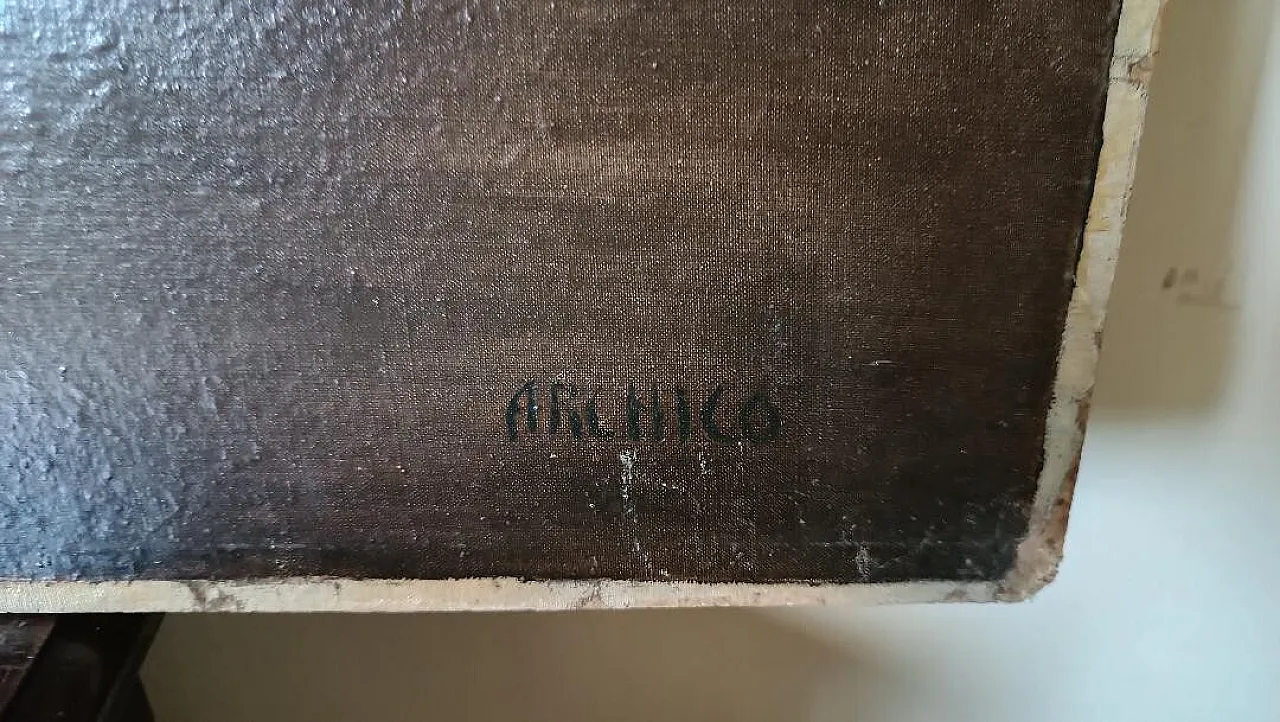 Vase with Archico flowers, oil on canvas, late 19th century 13