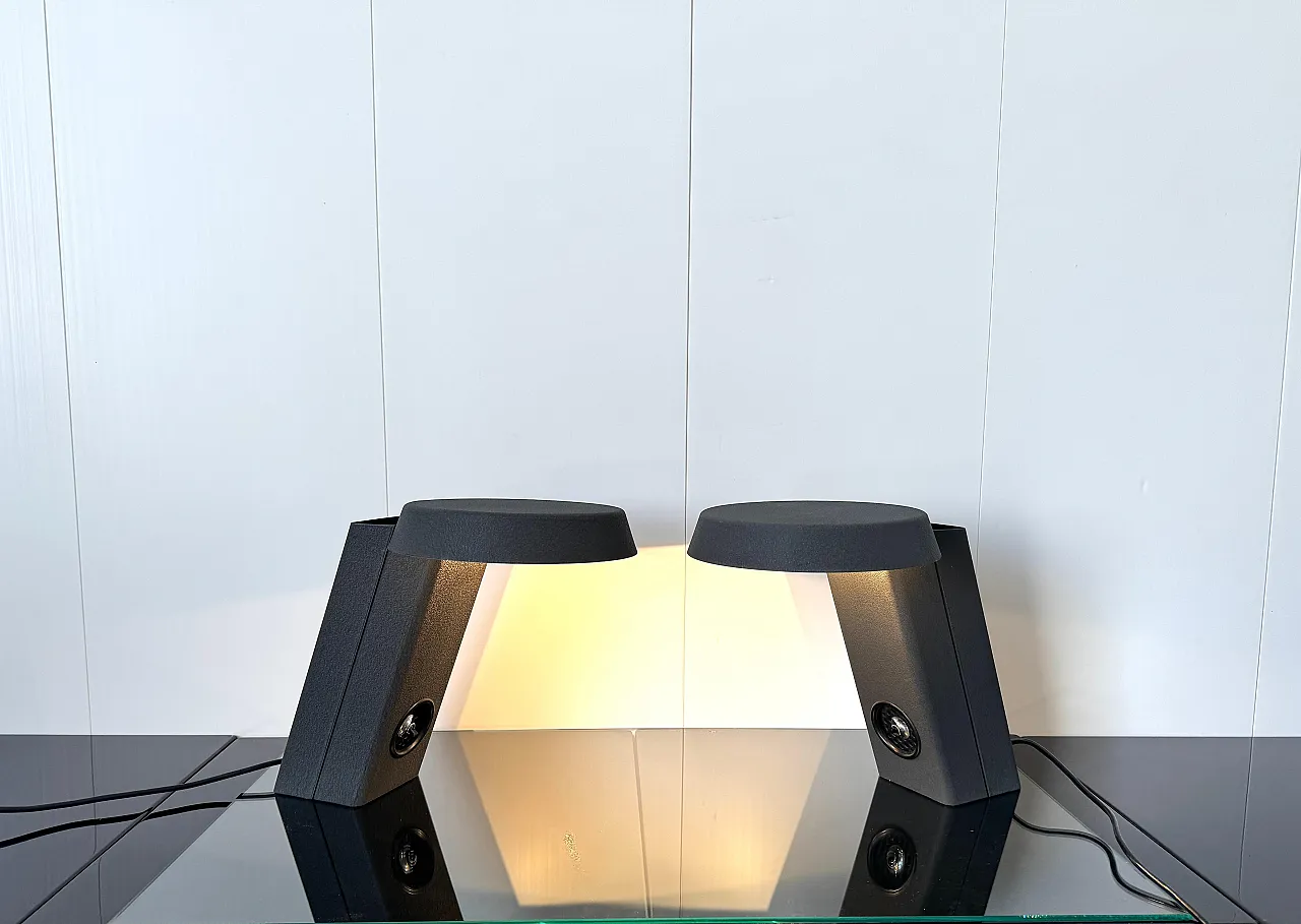 Pair of lamps mod. 607 by Gino Sarfatti for Arteluce, 1970s 4