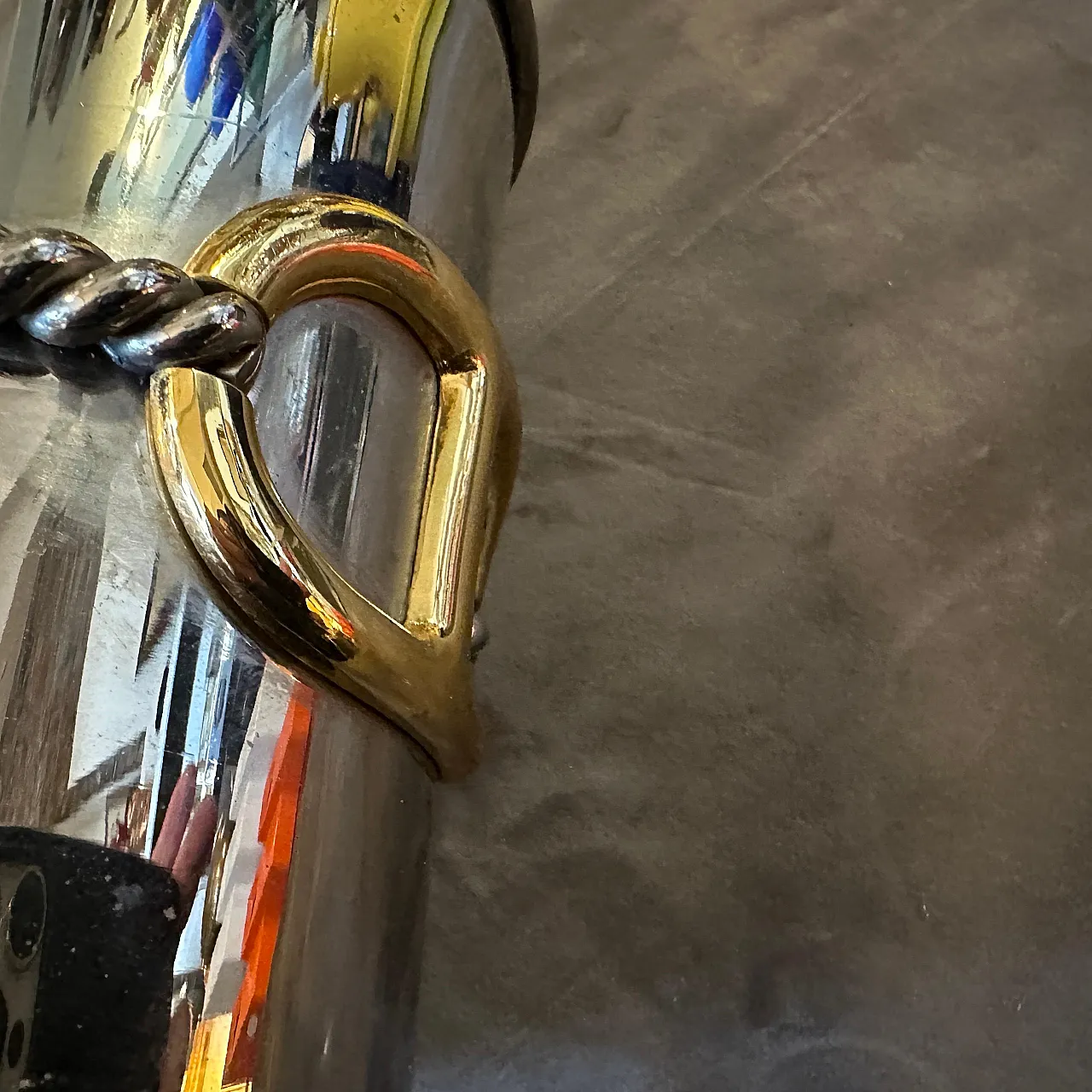 Bottiglia in argento e ottone di Gucci Firenze, anni '70 7