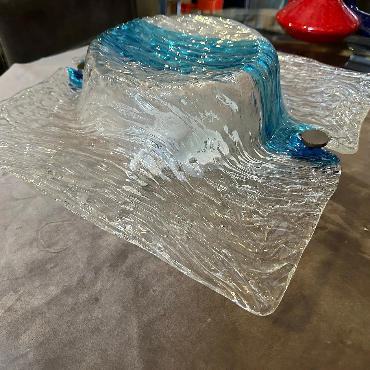 Applique in vetro Corteccia di Toni Zuccheri per Venini, anni '70 6