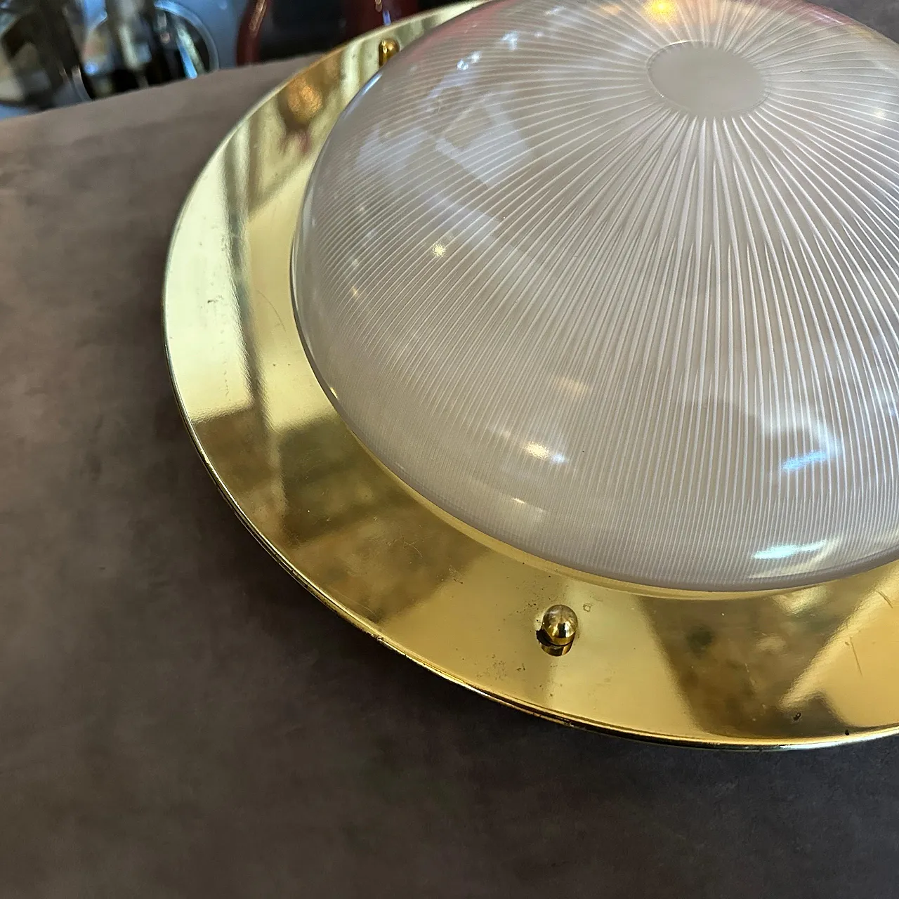 Coppia di plafoniere in stile Luigi Caccia Dominioni, anni '60 8