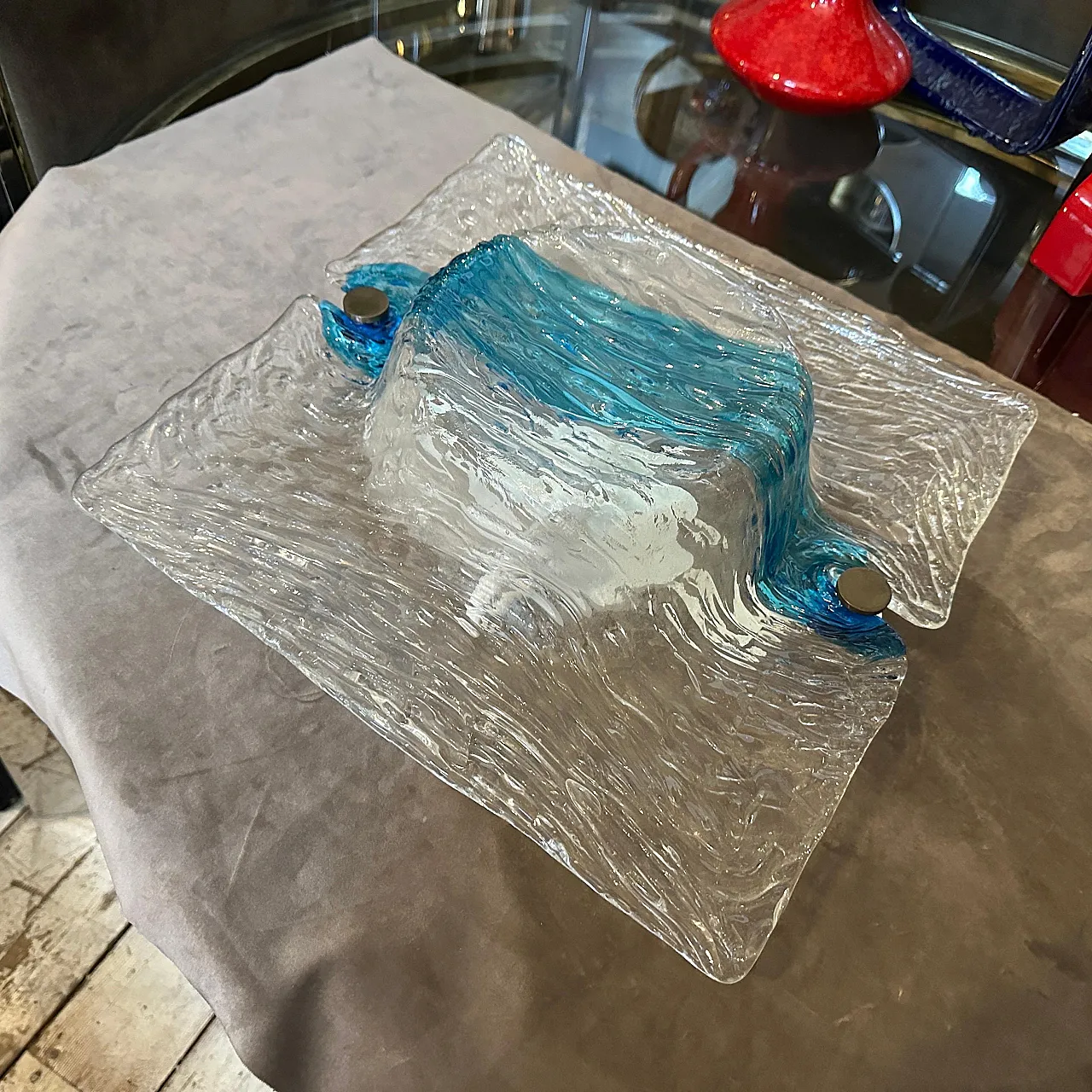 Applique in vetro Corteccia di Toni Zuccheri per Venini, anni '70 8